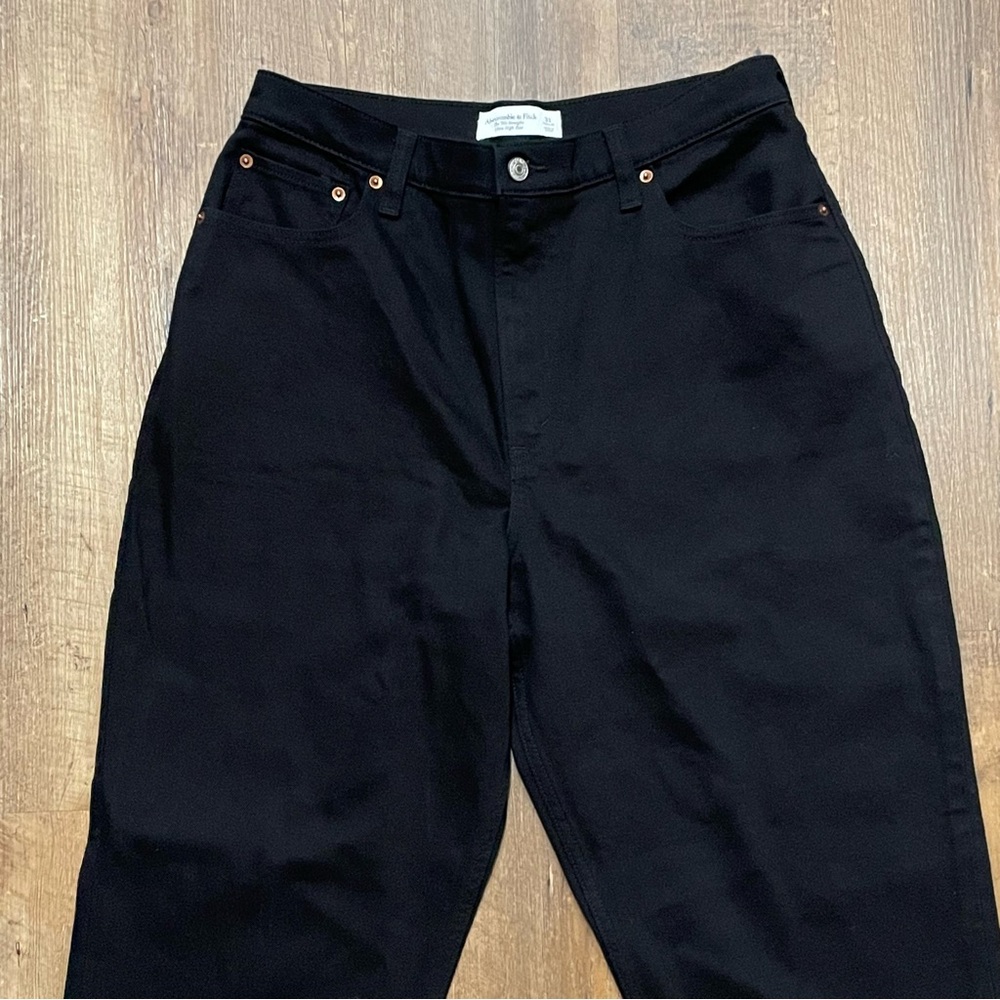 Abercrombie & Fitch 90’s Straight Ultra High Rise Curve Love Women’s Jeans 31R - Picture 2 of 14